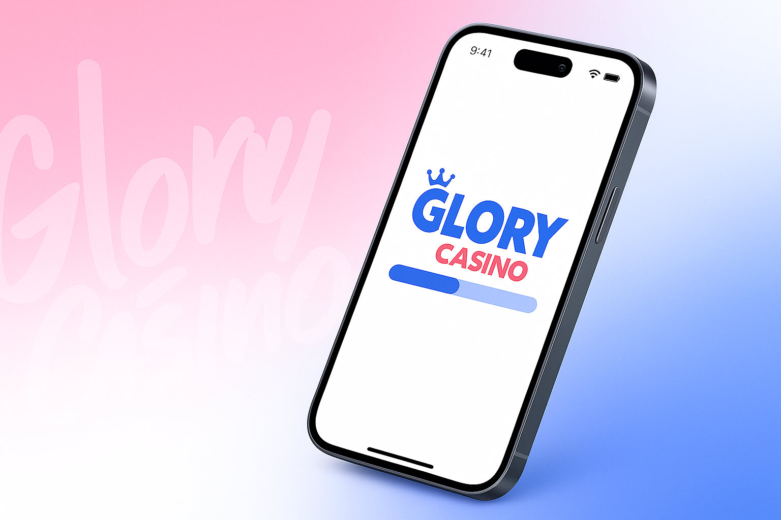 Quick start with Glory Casino App.
