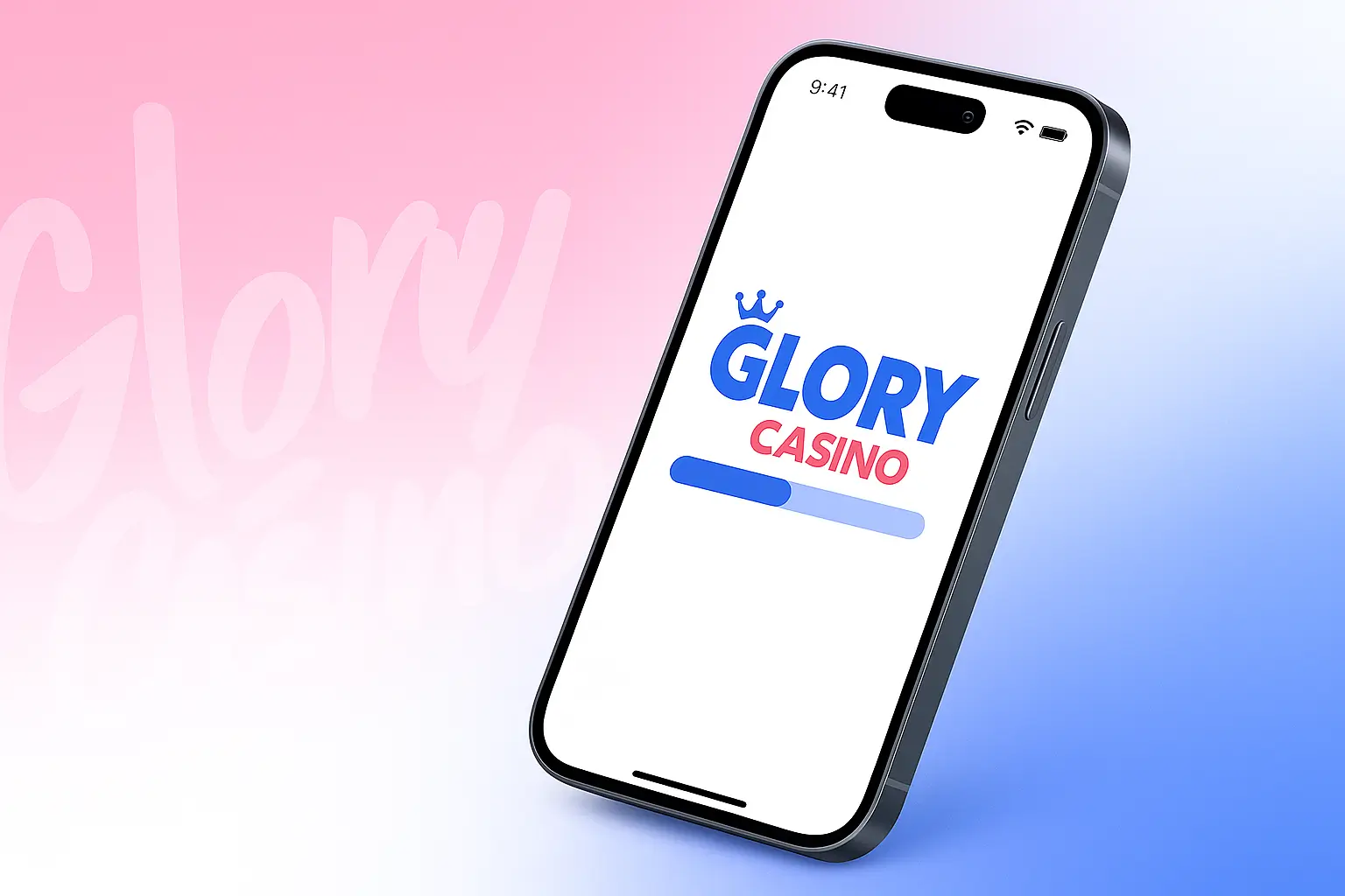 Quick start with Glory Casino App.
